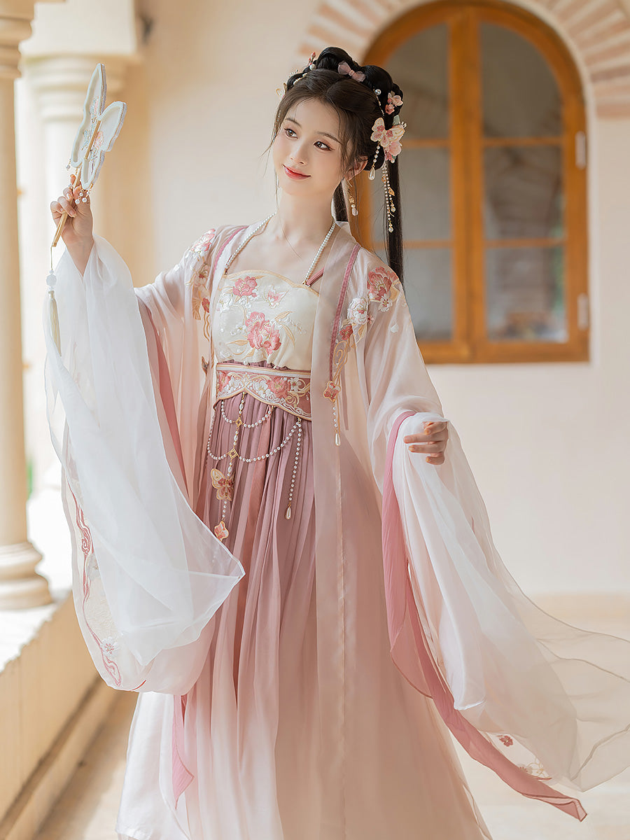 Ruofu 若芙蕖 - Tang Dynasty Style Hanfu Dress Heziqun