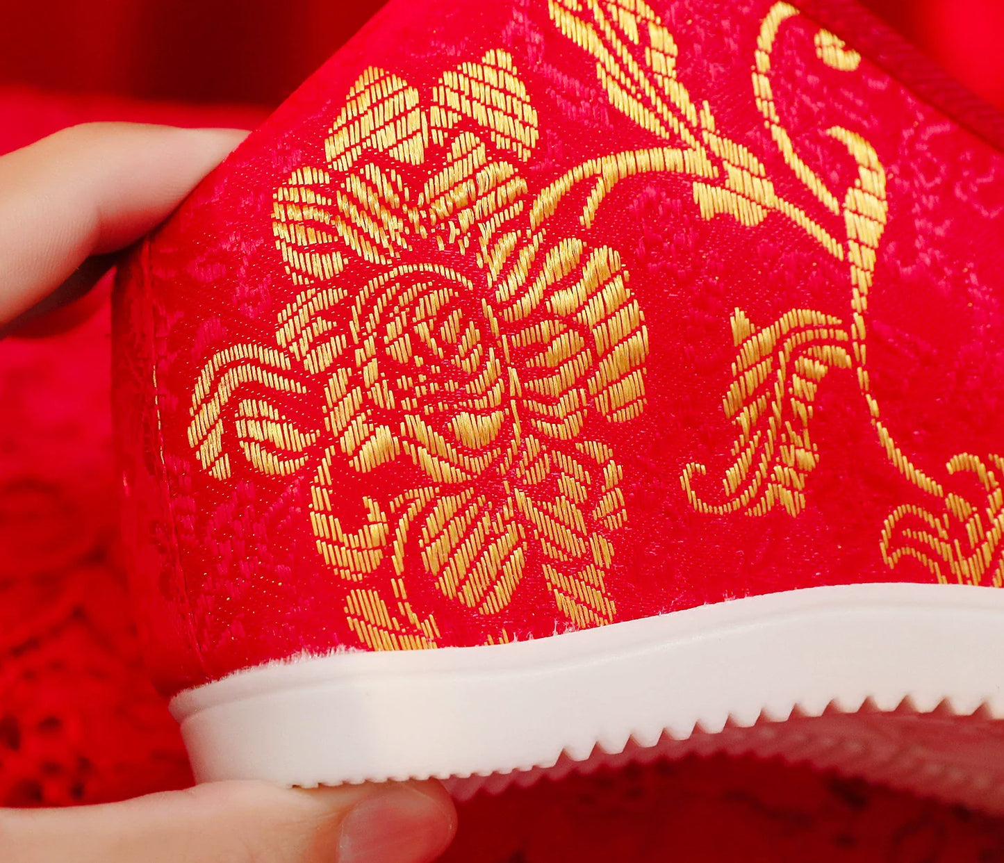 Kiera - Traditional Brocade Hanfu Bridal Shoes