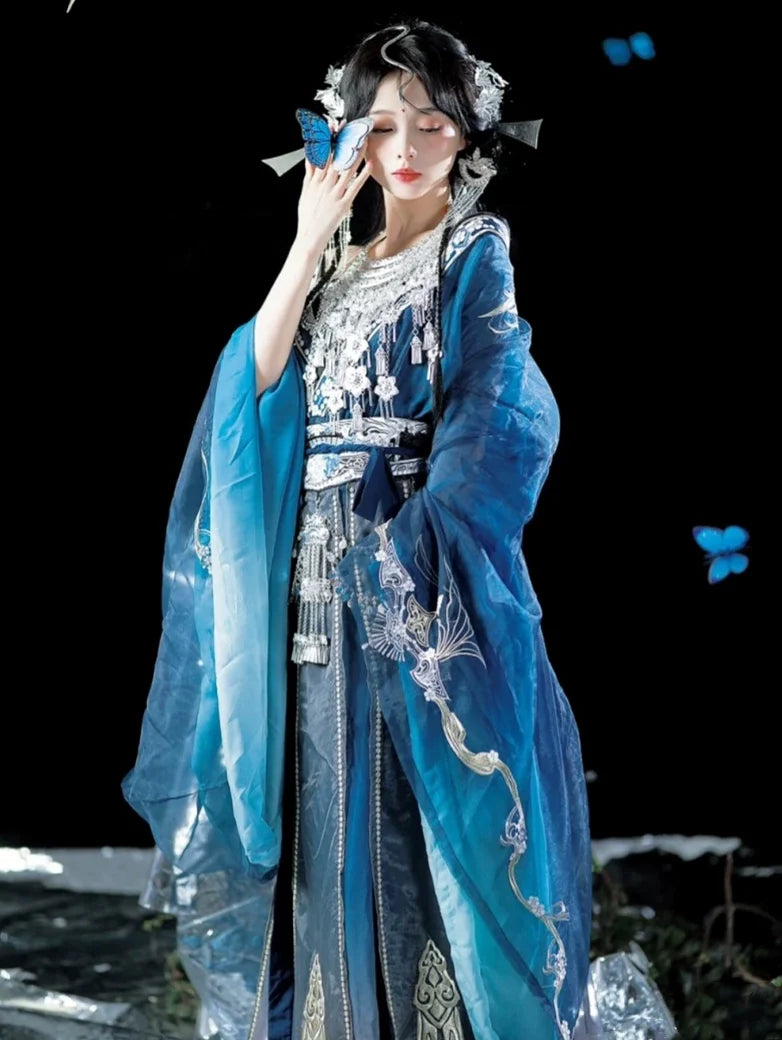 Miao Jiang Lady 苗疆少女 - Wei Jin Style Miao Ethnic Qiyao Ruqun