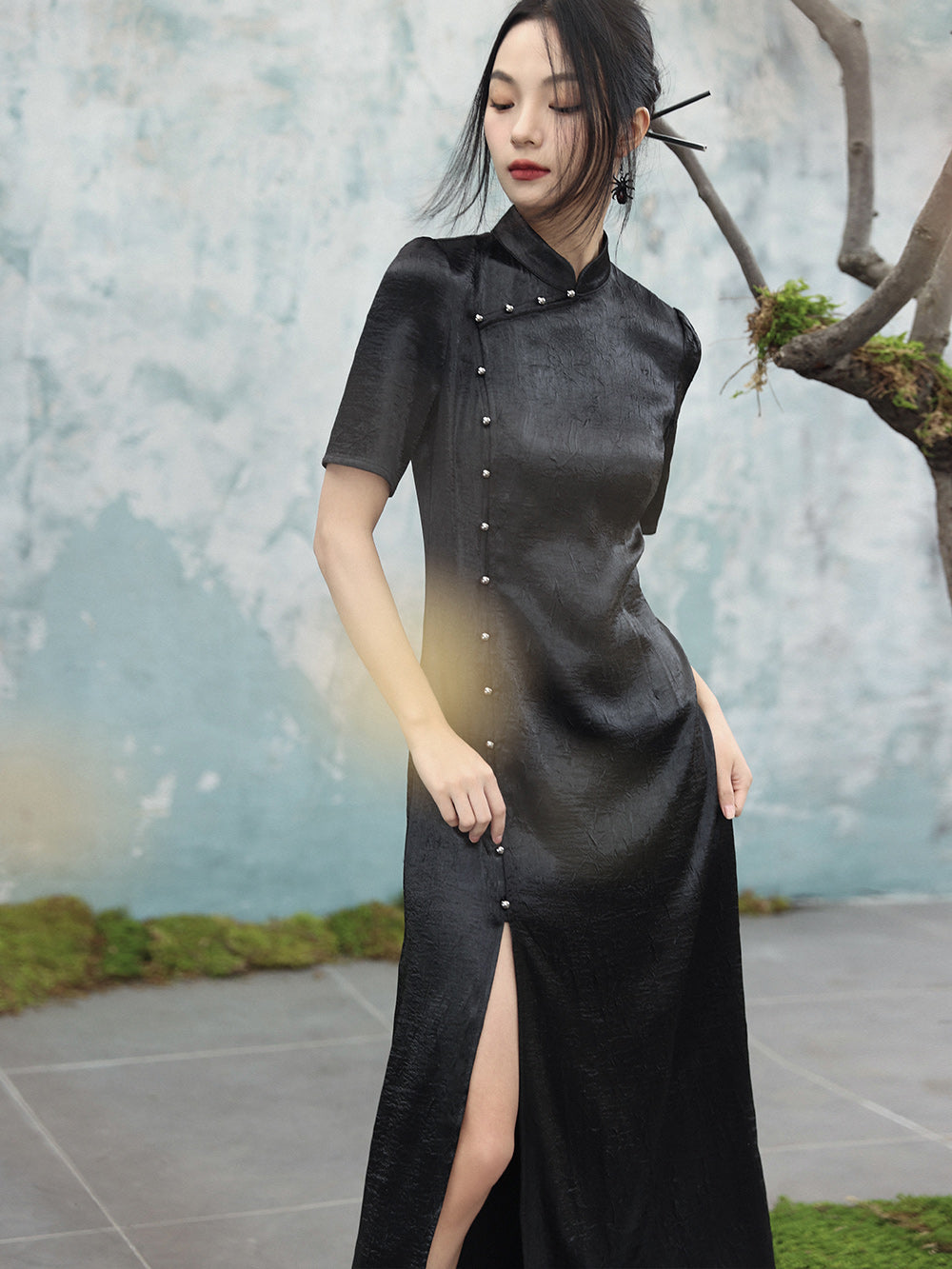 Moissanite - Women's Summer New Chinese Style Cheongsam Dress