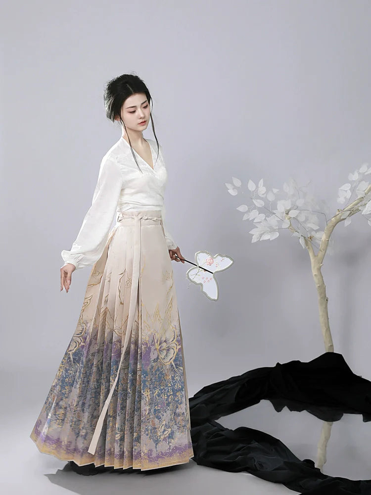 Ming Dynasty Modern Hanfu, Mamianqun, Dainty Flight 小蝴蝶
