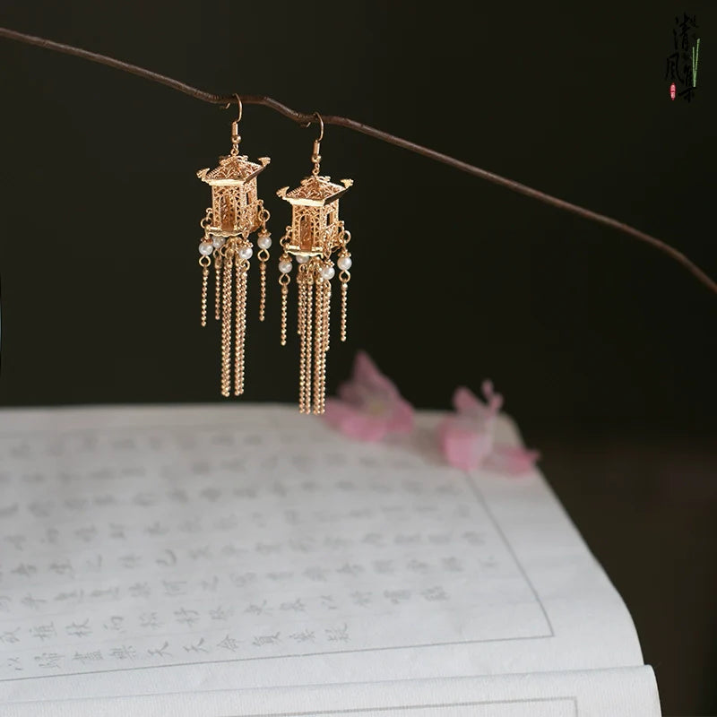 Lantern Nights Chinese Style Earrings