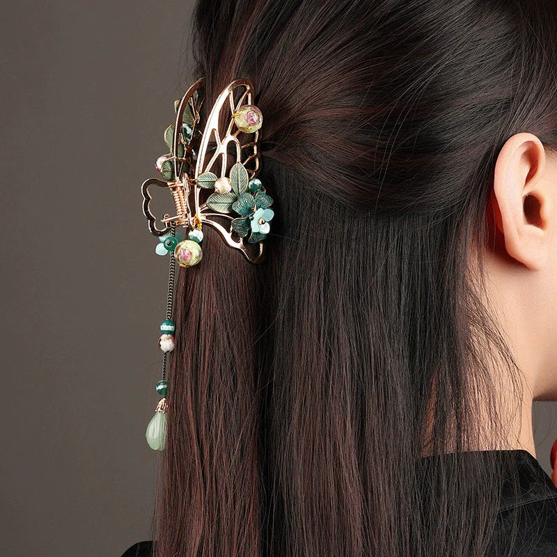 Hair Claw: Coral