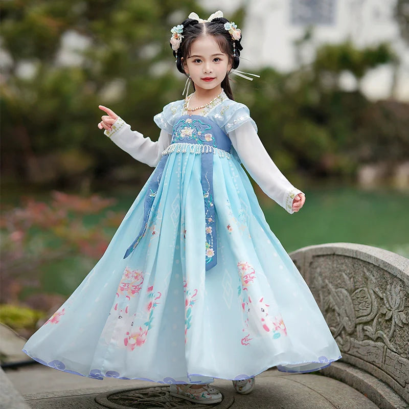Alessia - Tang Dynasty Hanfu Dress for Girls