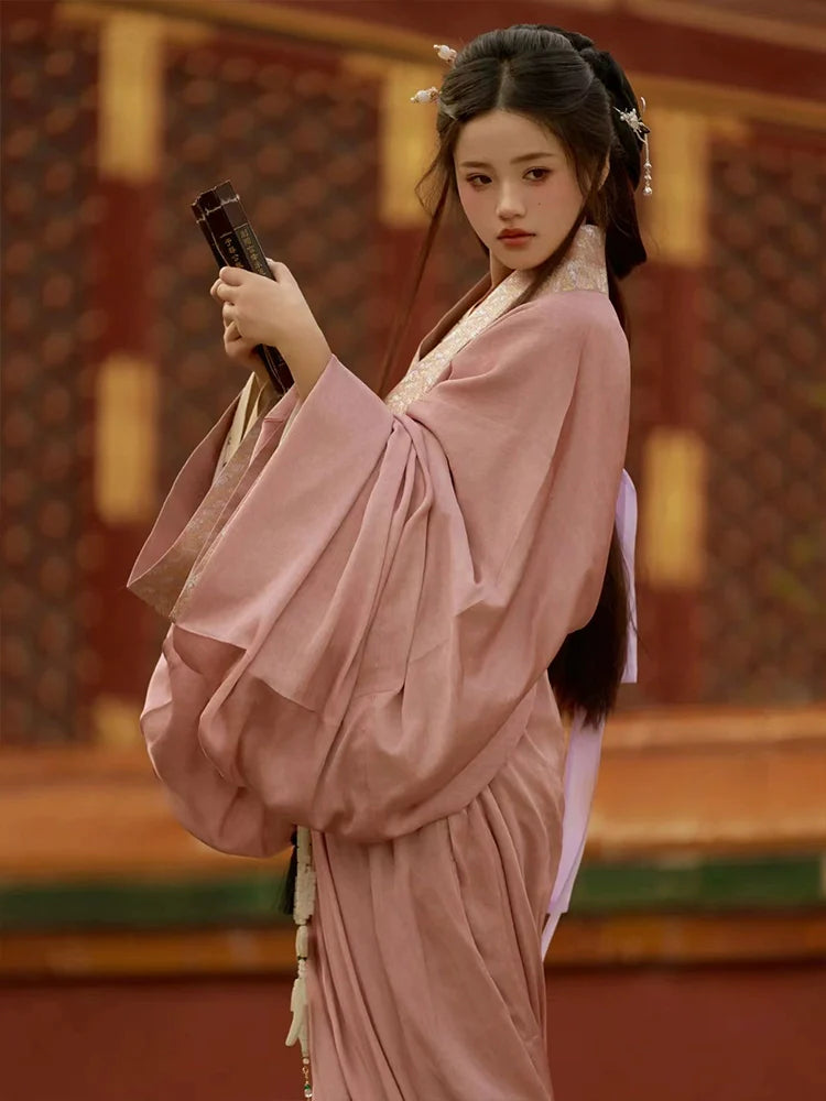 Cherry - Warring States and Han Dynasty Straight Hem Robe