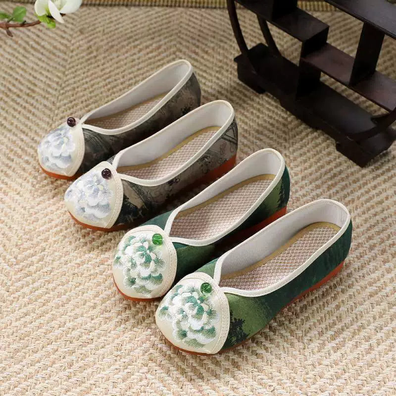 Gabriella - Embroidered Cheongsam Shoes