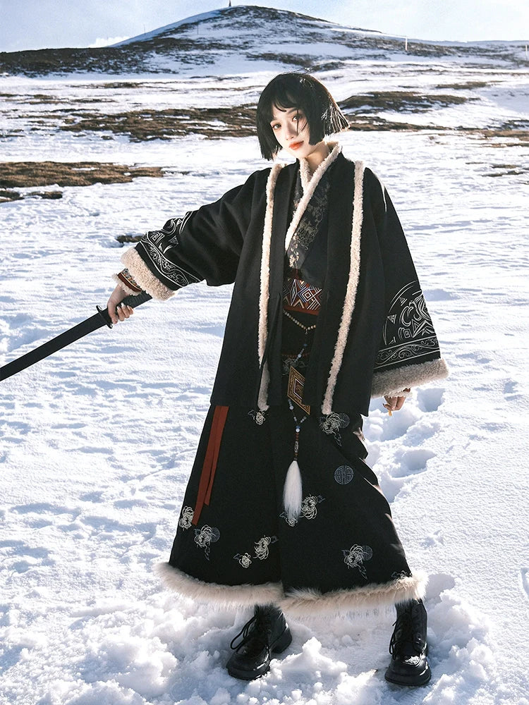 Song Dynasty Hanfu, Qiyao Ruqun, Cangxuan 苍弦