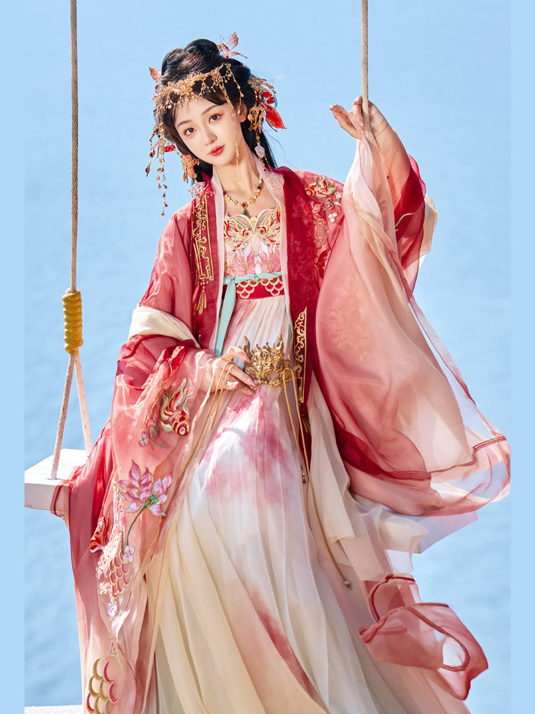 Koi 金鱼姬 - Tang Dynasty Style Hanfu Dress Heziqun