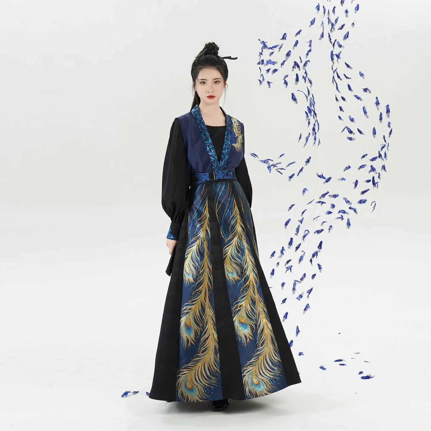 Tang Dynasty JX3 Inspired Modern Hanfu, Yinzhu 飒翎银竹 (Preorder)