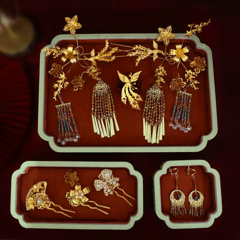 Chinese Wedding Hair Accessories: Harmonic