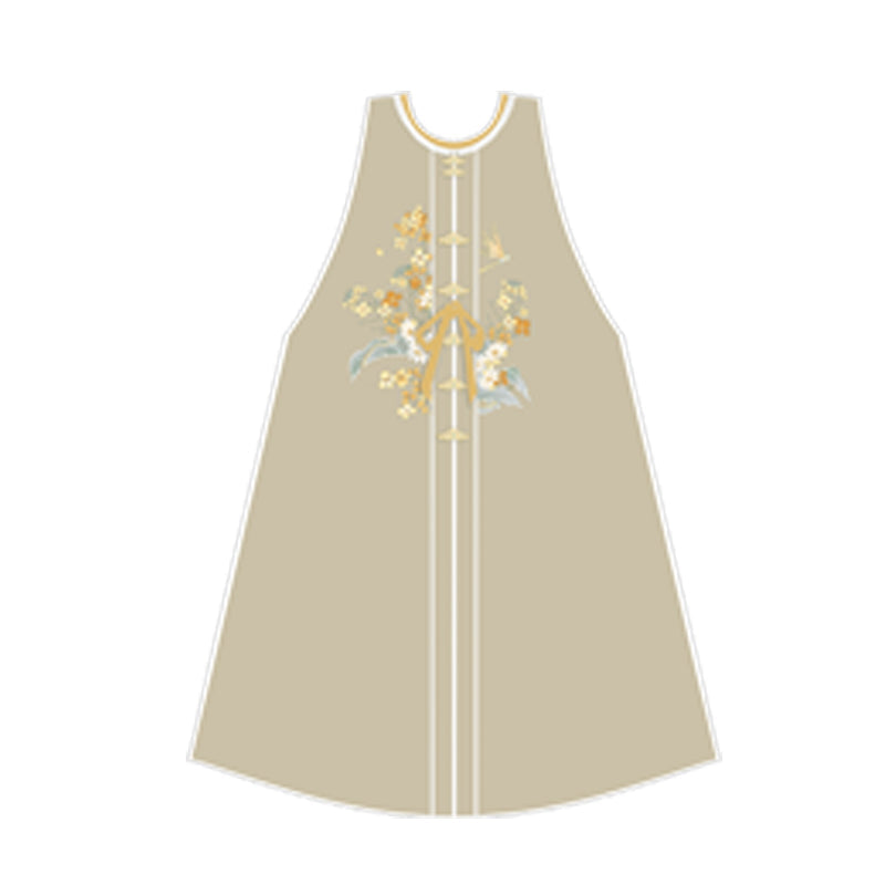 Zhiqiu 知秋 - Robe & Mamianqun Ming Dynasty Hanfu Set
