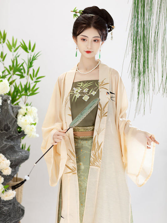 Spring Snow 春外雪 - Song Dynasty Style Qiyao Ruqun Hanfu