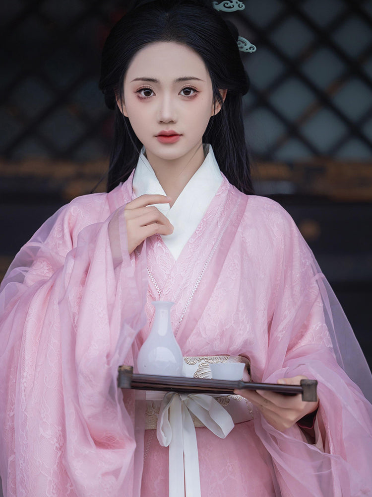 Bubblegum - Warring States and Han Dynasty Straight Hem Robe