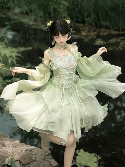 Qi Lolita Dress, Dew 清华露