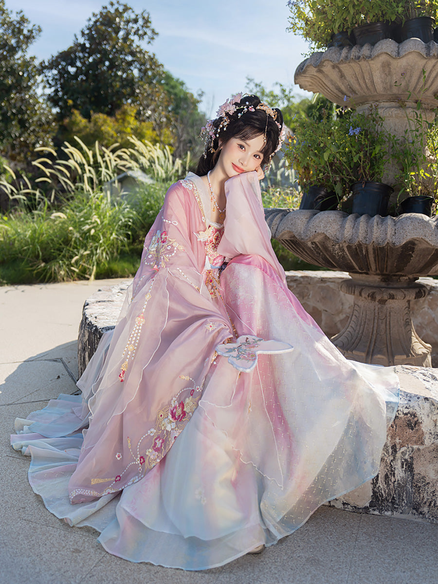Spring Banquet 春日宴 - Tang Dynasty Style Hanfu Dress Heziqun