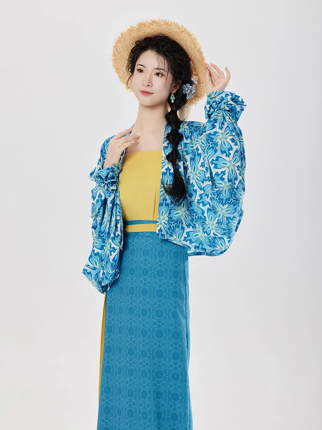 Coconut Forest 椰风林 - Modern Song Dynasty Hanfu Outfit (Preorder)
