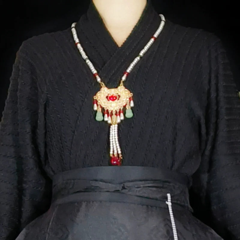 Sapphire Phoenix - New Chinese Style Ming Dynasty Hanfu Matching Set