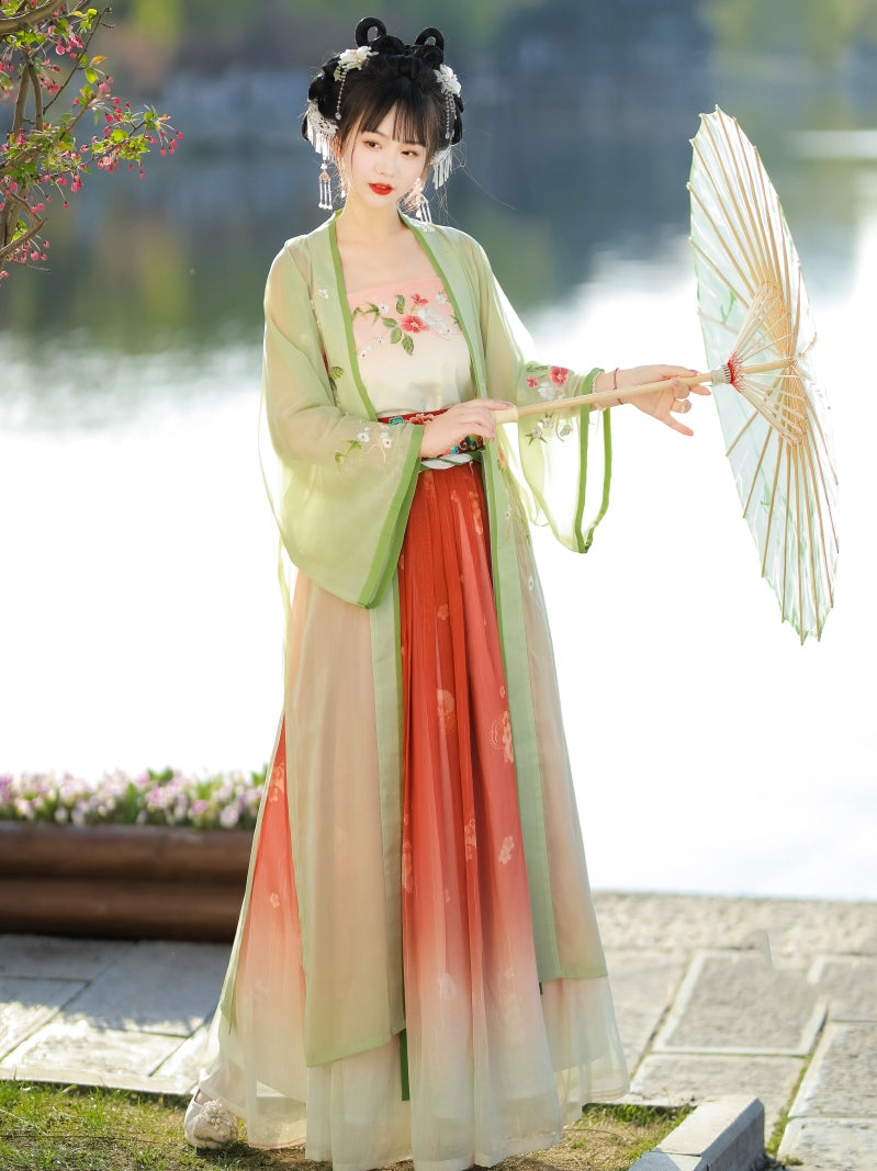 Gardenia - Song Dynasty Style Qiyao Ruqun Hanfu