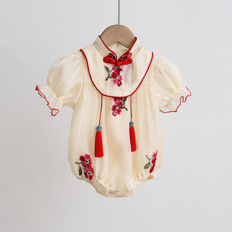 Festive - Cheongsam Style Baby Onesies for Girls