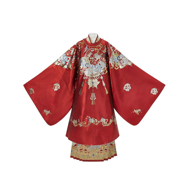 The Ming Dynasty Wedding, Bridal Gown, Gilding 鎏金 (Preorder)
