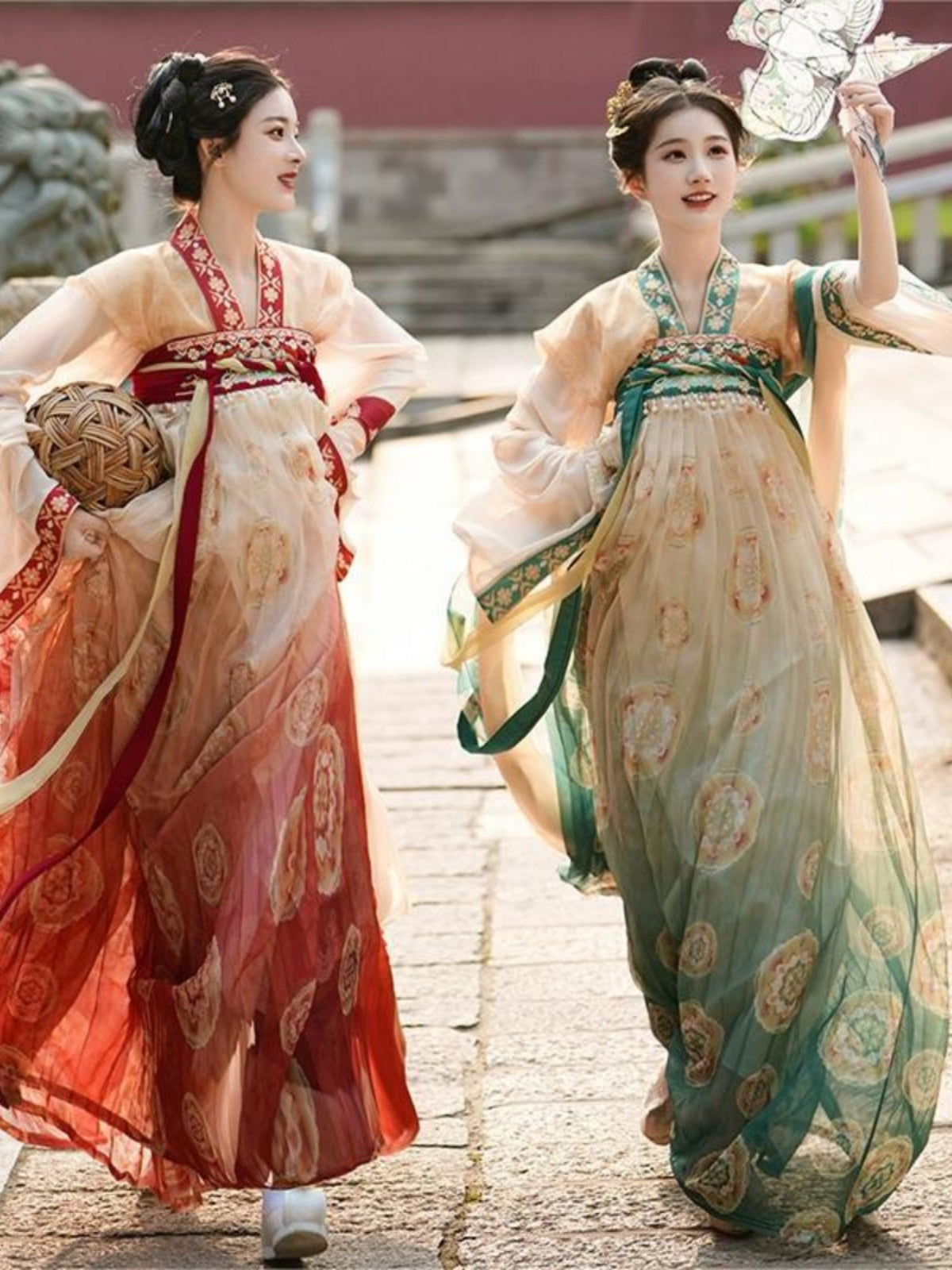 Dream Back to Tang - Tang Dynasty Style Qixiong Ruqun