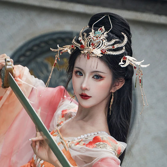 Chinese Wedding Hair Accessories: Ancient Wind Goddess