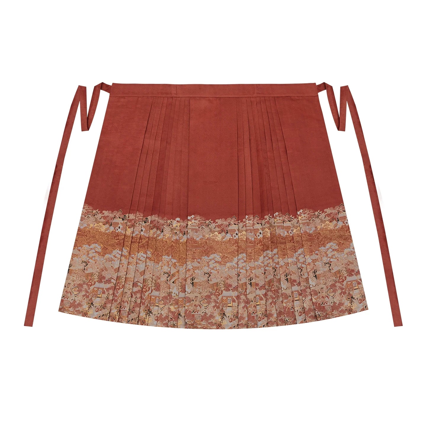 Ming Dynasty Modern Hanfu, Mamianqun, Bonfire 一信笺春