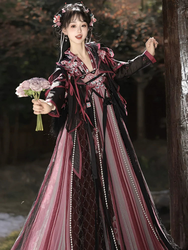 Song of Luo 洛之瑶 - Tang Dynasty Style Qixiong Ruqun