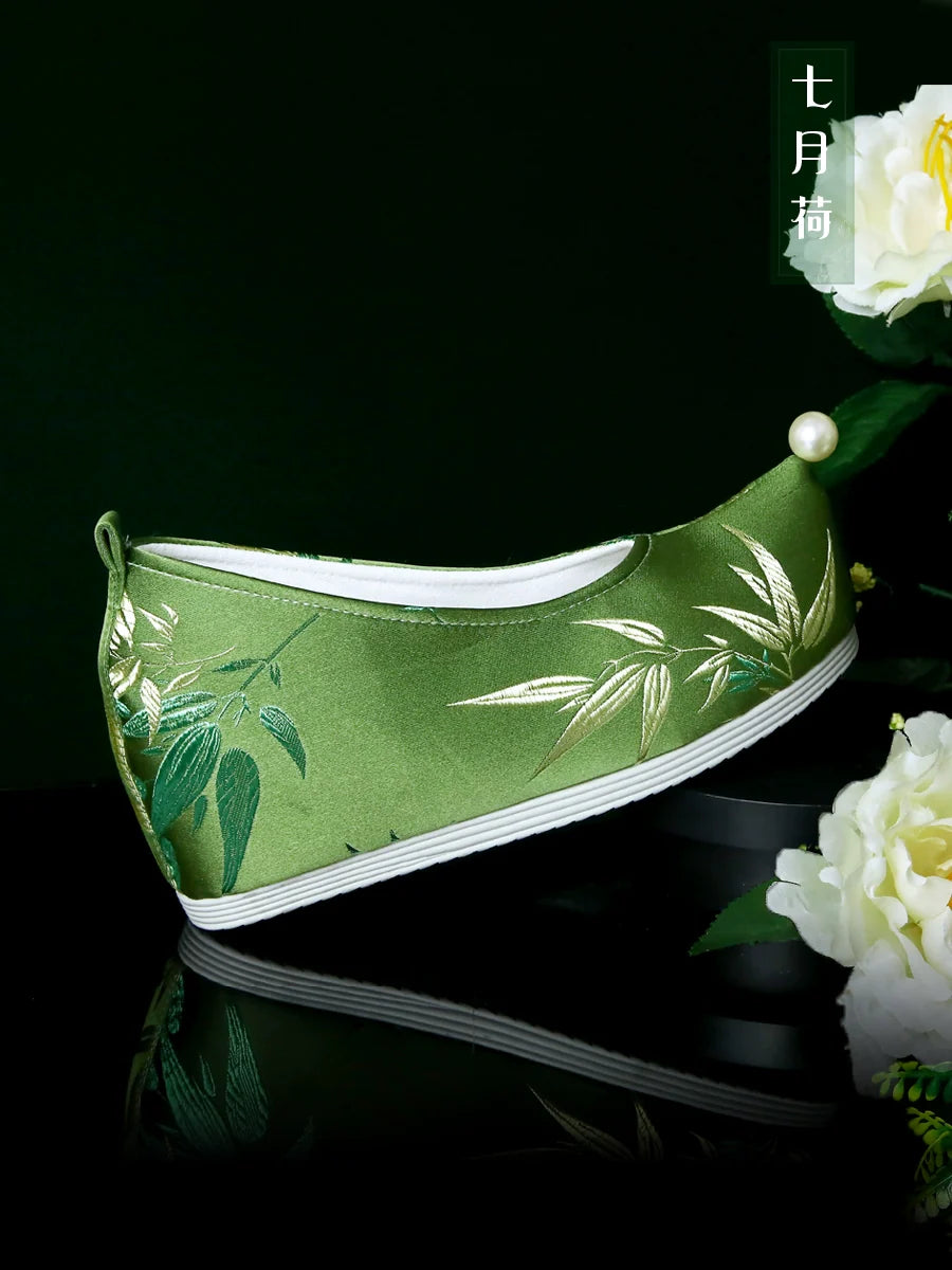 Harper - Chinese Style Brocade Hanfu Shoes