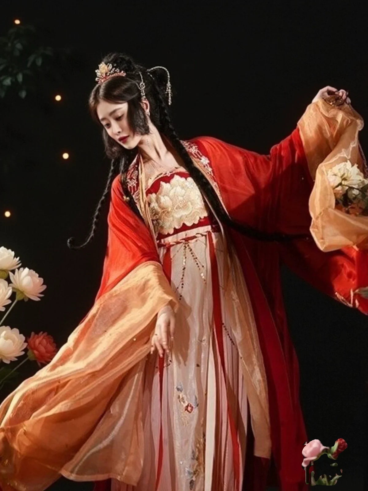 Luochuan 洛川 - The Tang Dynasty Wedding, Bridal Gown (Preorder)