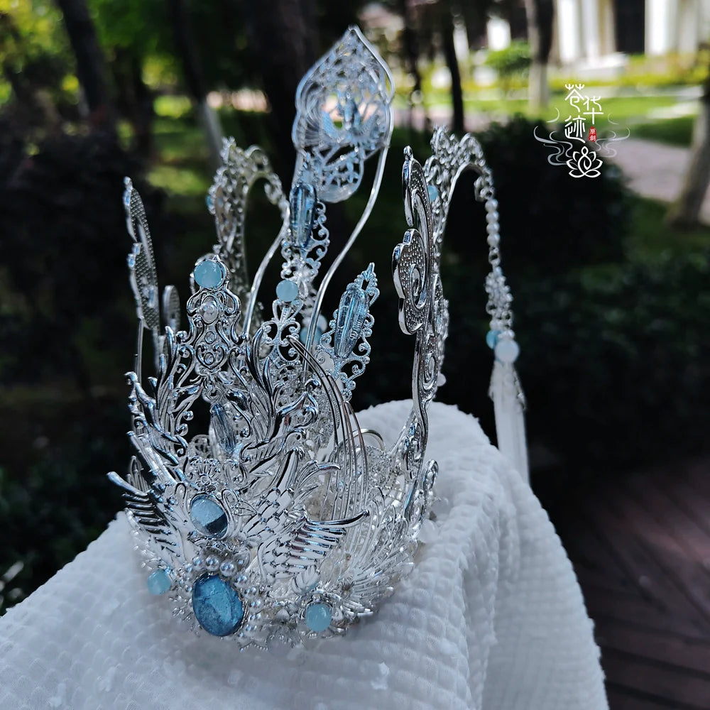 Galaxy River - Unisex Hanfu Hair Crown (Preorder)
