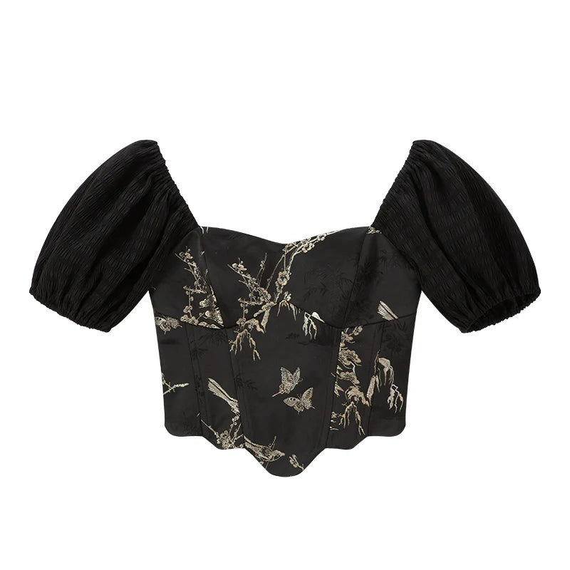 Ming Dynasty Modern Hanfu, Mamianqun, Flower Affair 兰若