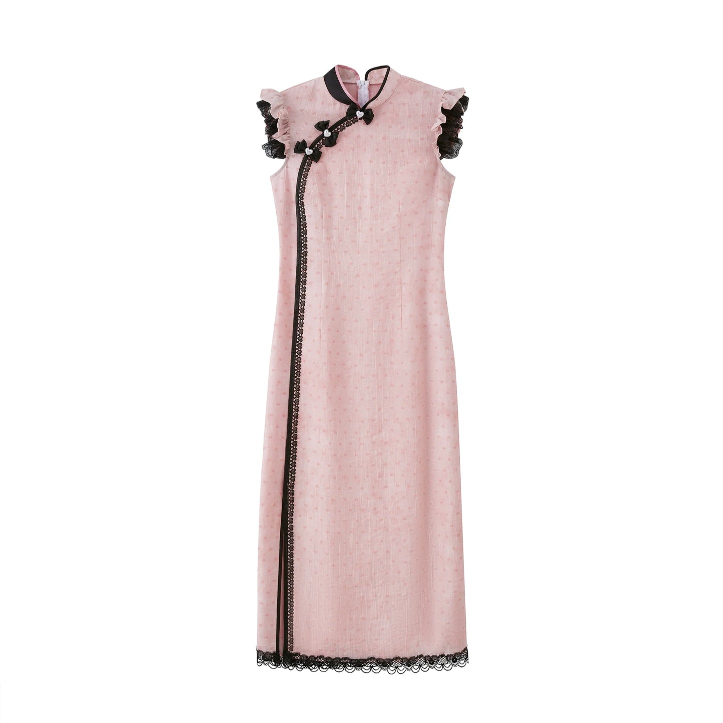 Heart Powder 觅心粉黛 - New Chinese Style Cheongsam Dress (Preorder)