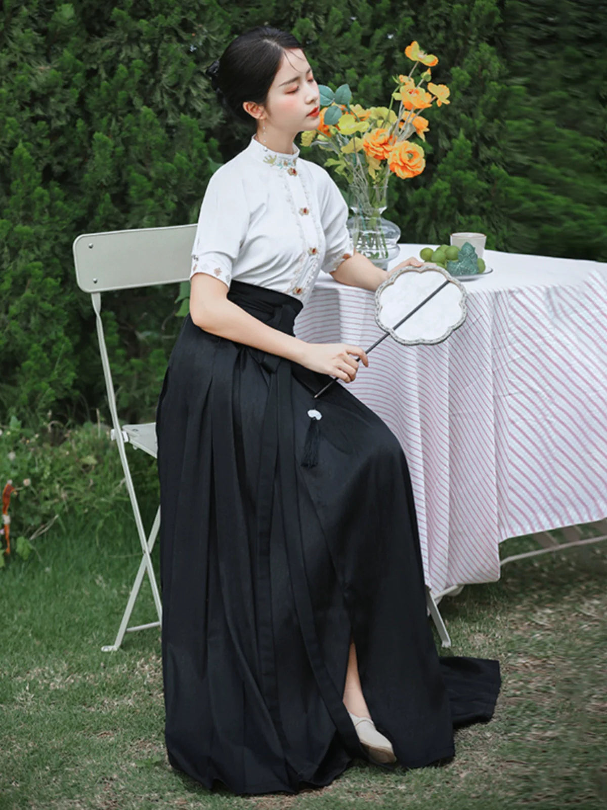 Aileen - New Chinese Style Ming Dynasty Hanfu Matching Set