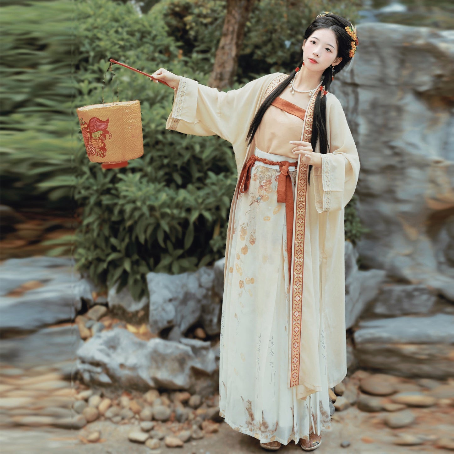 Persimmon 橙柿 - Song Dynasty Style Qiyao Ruqun Hanfu