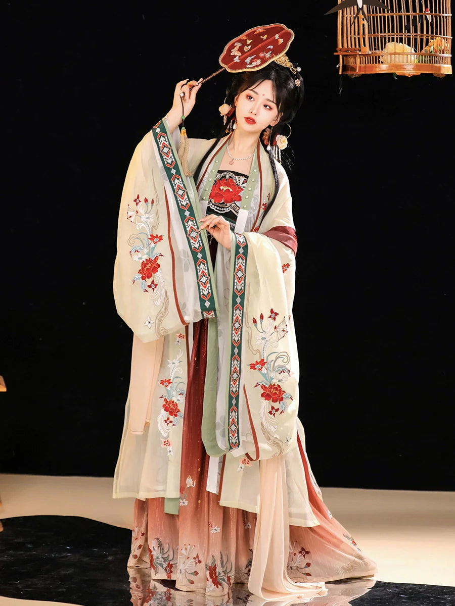 Twilight  暮挽 - Tang Dynasty Style Hanfu Dress Heziqun