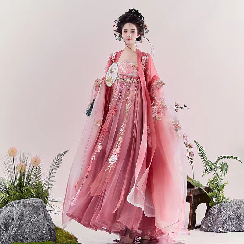 Drunken Winds - Tang Dynasty Style Hanfu Dress Heziqun