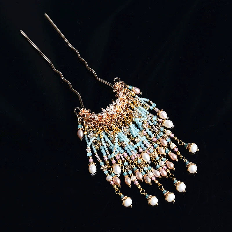 Hair Pins: Pearl Princess