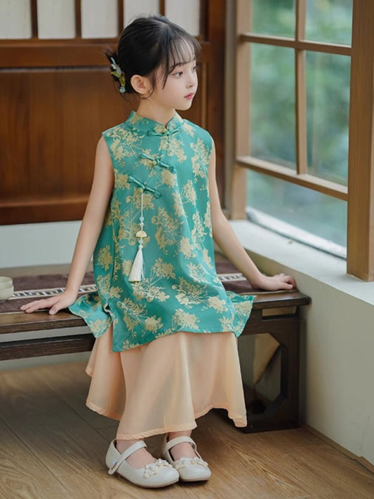 Charlotte - New Chinese Style Cheongsam for Girls