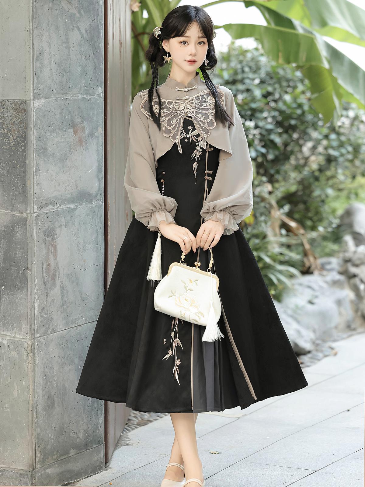 Butterfly Ash 蝶烬 - New Chinese Style Summer Sundress