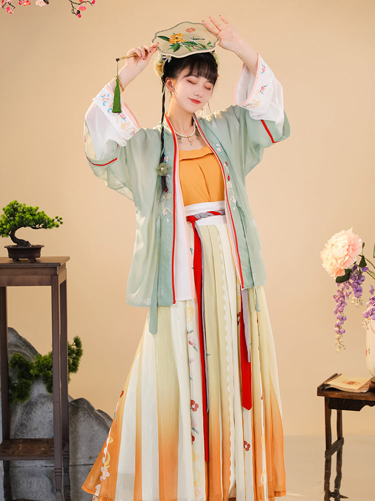 Ling Chunyu 灵椿雨 - Song Dynasty Style Qiyao Ruqun Hanfu