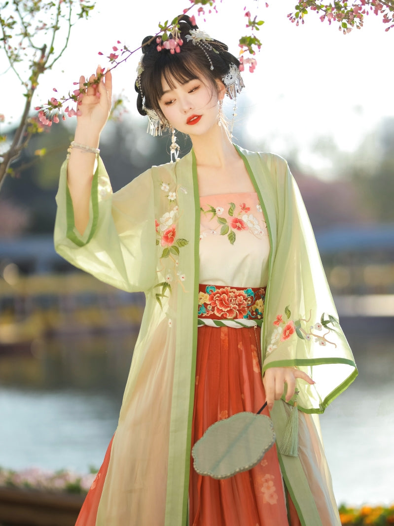 Gardenia - Song Dynasty Style Qiyao Ruqun Hanfu