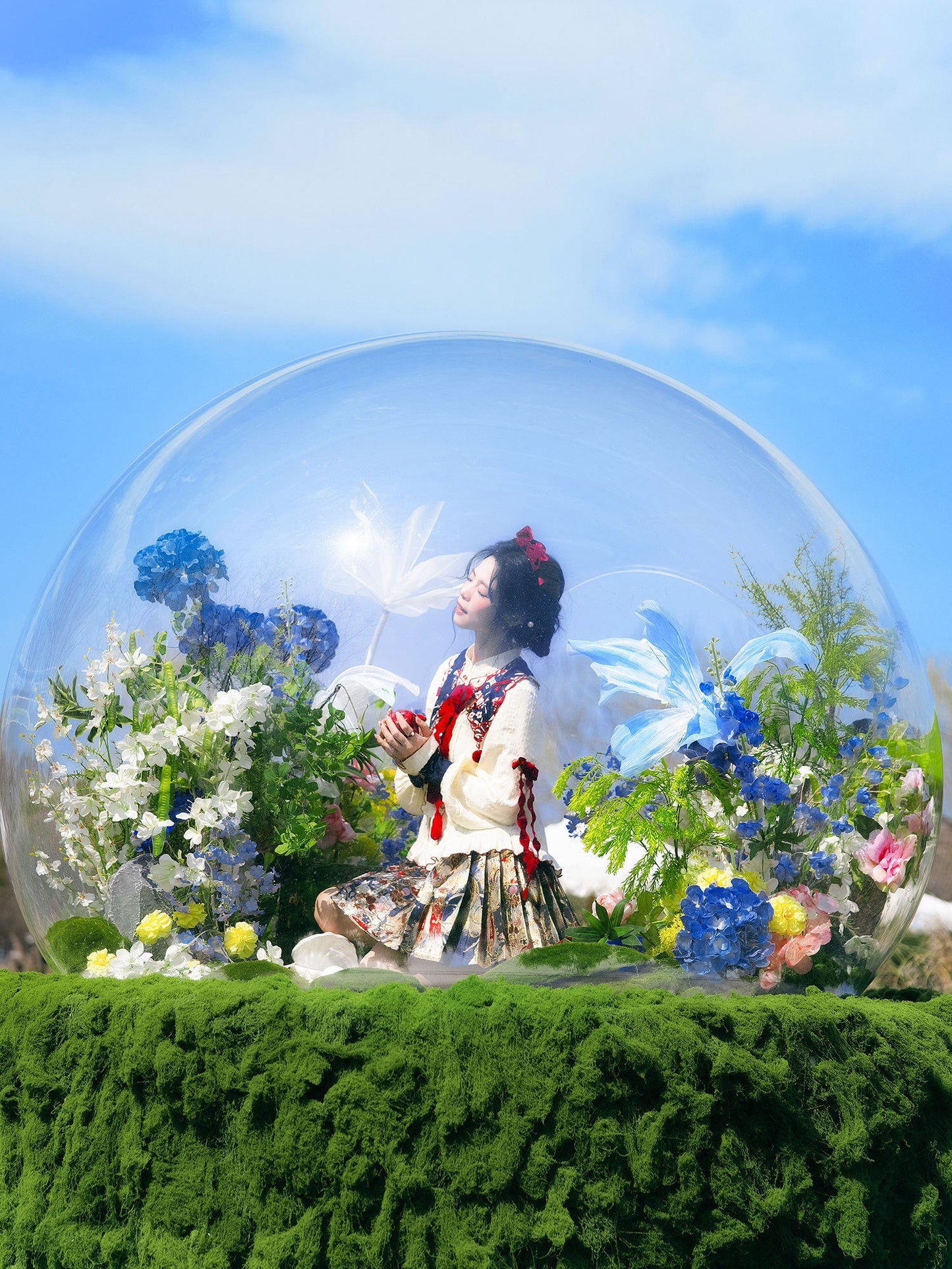 Snow White's Apple 苹果酥 - Ming Dynasty Modern Hanfu and Mamianqun (Preorder)