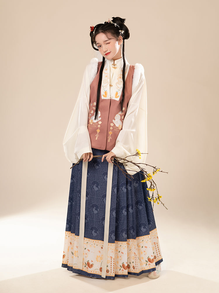 Ruyi - Bijia & Mamianqun Ming Dynasty Hanfu Set