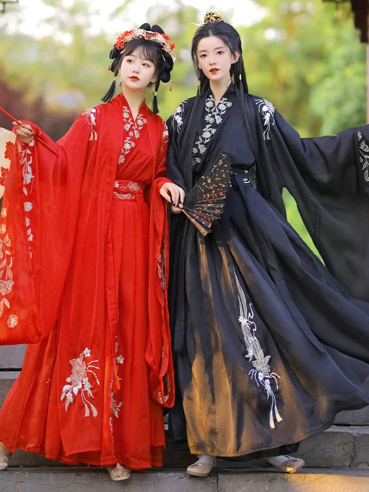 Wei Jin Wuxia Style Qiyao Ruqun - Huaxia 华夏