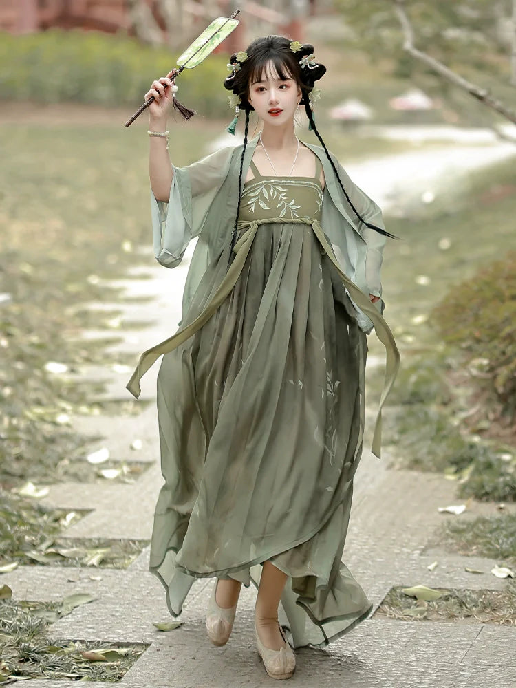 Yu Li 郁离 - Tang Dynasty Qixiong Ruqun Modern Hanfu Dress