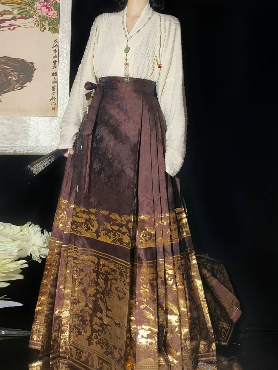 Claire - New Chinese Style Ming Dynasty Hanfu Matching Set