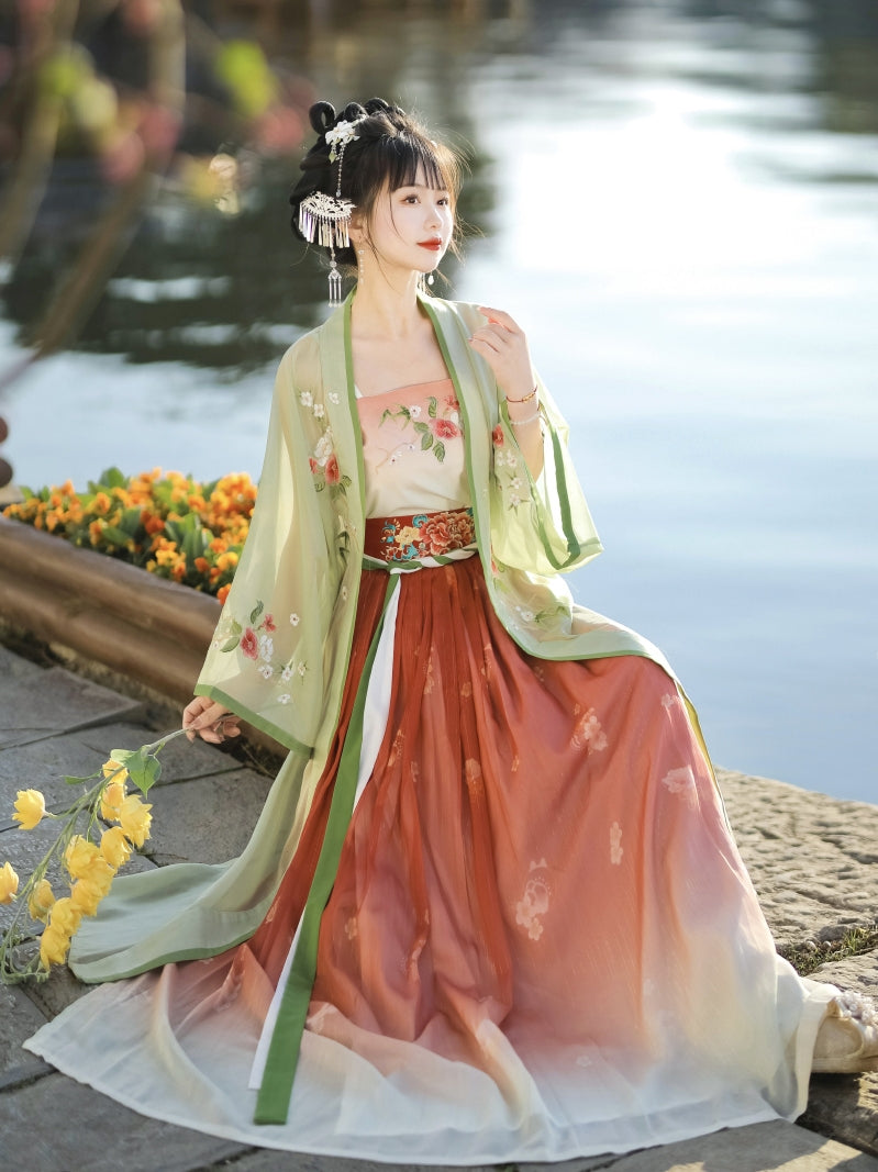 Gardenia - Song Dynasty Style Qiyao Ruqun Hanfu