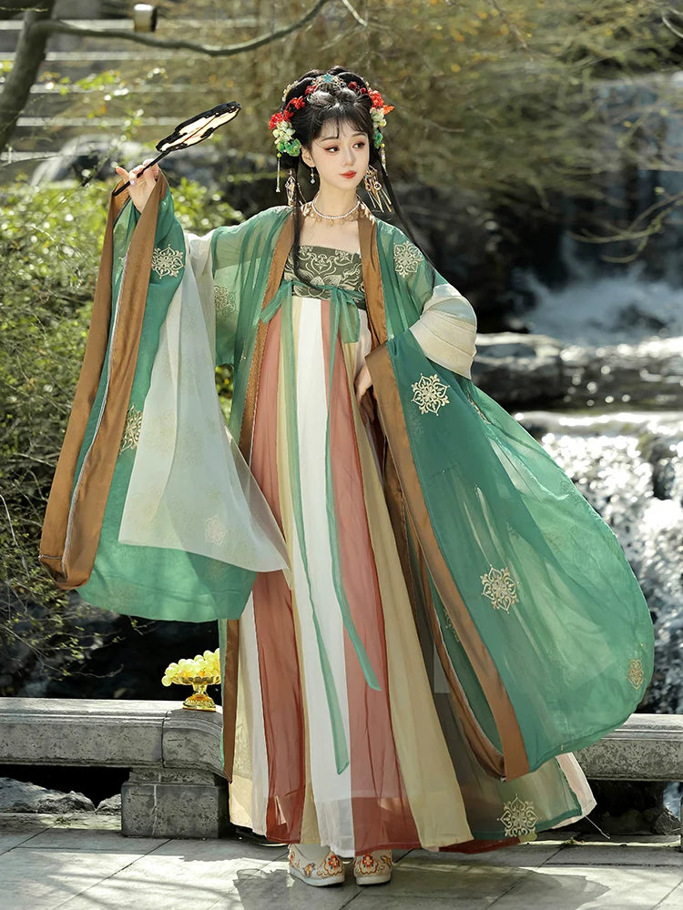 Memories of Tang 盛唐忆 - Tang Dynasty Style Qixiong Ruqun