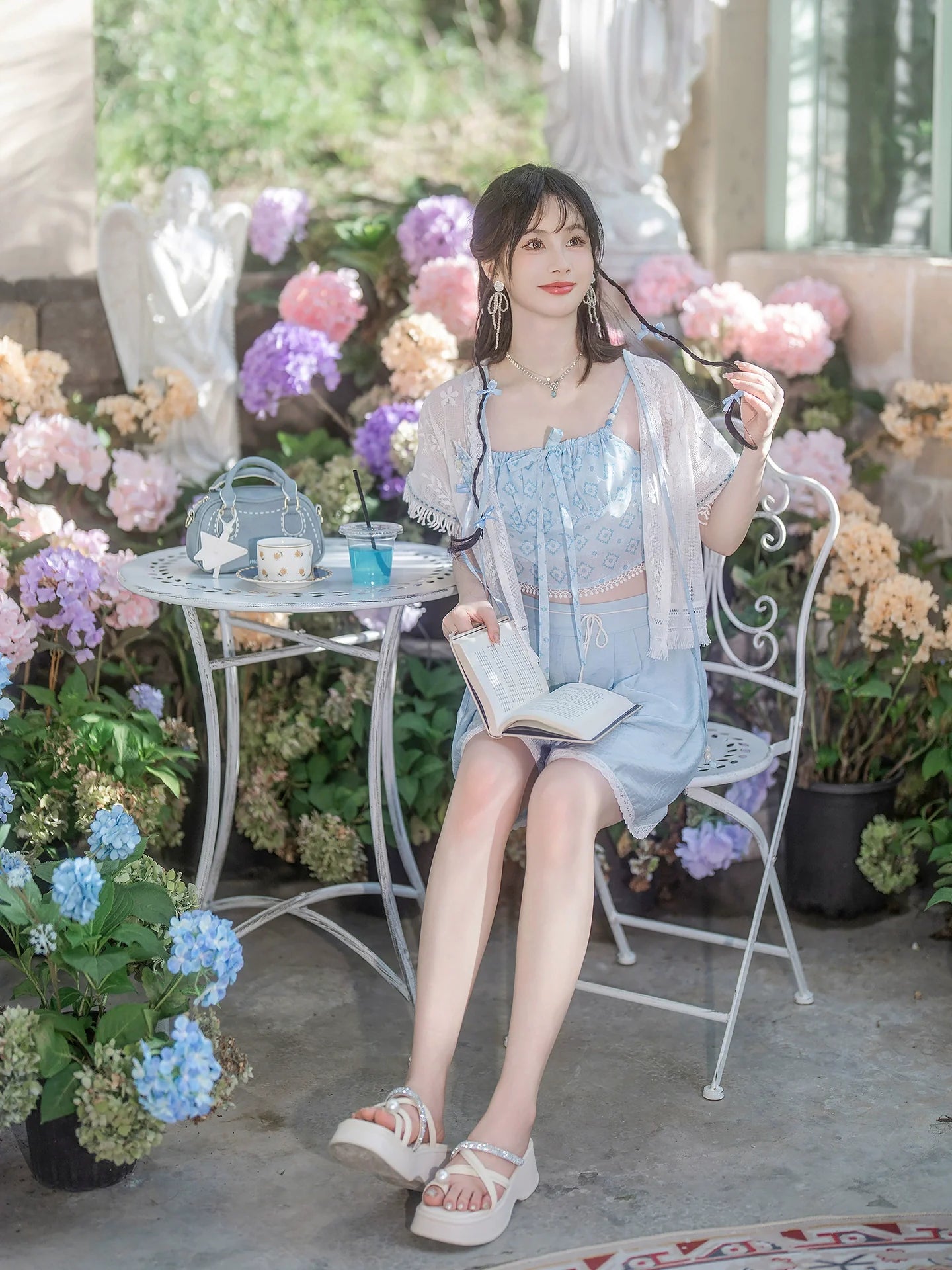 Summer Sea Breeze 夏日海风 - Modern Song Dynasty Hanfu Outfit (Preorder)